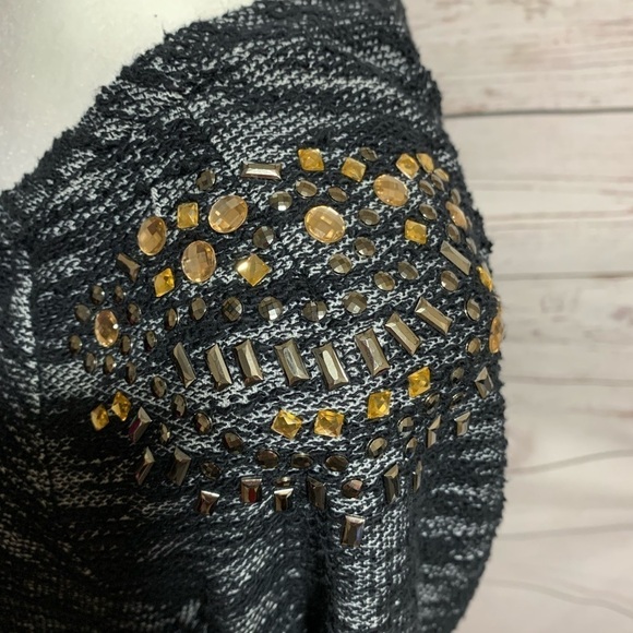 NWOT Vanity Knit W Copper Embellishments Sweater - Picture 4 of 7